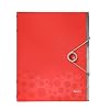 Leitz Ordnungsmappe Bebop A4, Pp, Rot, Mit Gummizug