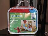 123 Sesame Street 4- Piece Toddler Bedding Set