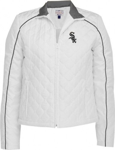 Chicago White Sox -Women's- White Quilted Jacket