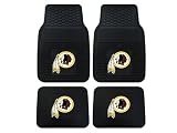 A Set of 4 NFL Universal Fit Front and Rear All-Weather Floor Mats - Washington Redskins