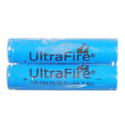Ultra Fire 10440 3.6V 500mAh 2Pack Rechargeable Batteries Battery