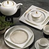 Wedgwood Plato Gold Service Plate-Square