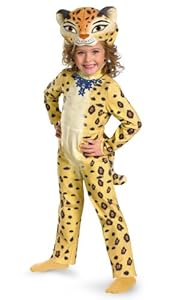 Madagascar 3 Gia The Leopard Deluxe Costume, Yellow/Black, Medium