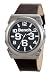 Bench Gents Black Dial Watch With Brown Strap