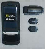 OEM Body Glove Rubberized Snap On Cover Case with Belt Clip for LG Glimmer/ UX830/ Vantage (Alltel and US Cellular)