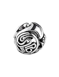 SilveRado (tm) SRM094 Sterling Silver Focal Musical Instruments Bead / Charm