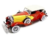 1934 Duesenberg Model J Red Diecast Model 1 18