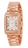 Emporio Armani AR5693 Ladies Watch, Rose Gold Plated Stainless Steel with Roman Numeral Metallic Dial