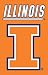 Illinois Fighting Illini Applique Embroidered Banner Flag 44x28 NCAA College Athletics Fan Shop Sports Team Merchandise