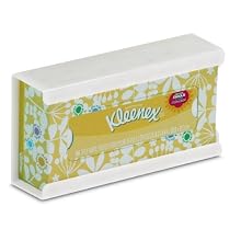 TrippNT 50895 High-impact Polystyrene (HIPS) Wall-Mountable Kleenex Box Holder with Tape for 100 Count Box, 10" Width x 5" Height x 3" Depth, Small