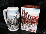 Budweiser 2008 Clydesdale 75th holiday beer stein mug