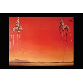 The Elephants, c.1948 Art Styles Poster Print by Salvador Dali, 36x24