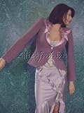 $2850 New GIORGIO ARMANI Pink Silk Princess Jacket 12 / 46