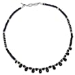 Fashion Necklace Sterling Silver Gemstone Jewelry 18.5 inches (gnklc305)