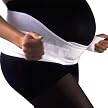 White Elastic Maternity Belt -(Med Spprt) - Small