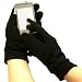 Men's Winter Fleece Magic Touch Screen Thumb Index Technology Gloves Black L/XL