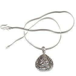 Amulets and Pendants with Chain Sterling Silver Jewelry 1.75 inches