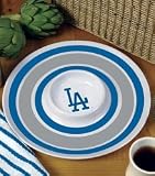 Los Angeles Dodgers 14 Melamine Chip and Dip