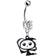 Grim Reaper Belly Ring