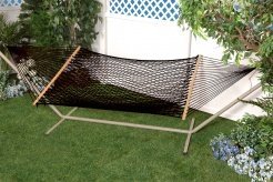 Bliss BH-411BK Hammock Classic cotton rope- Raven Black Bliss BH-411BK Hammock Classic cotton rope- Raven Black