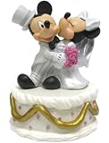 Disney Mickey & Minnie Mouse Wedding Musical Figurine music Bride and Groom - Great for a Cake topper