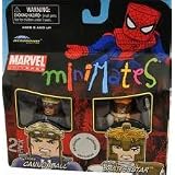 MarvelMiniMatesExclusiveMiniFigure2PackCannonballShatterstar
