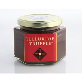TELLURIDE TRUFFLE Chocolate Sauce: Dark Chocolate infused with Grand Marnier flavored - so fresh it must be refrigerated immediately.