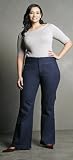Cate Wide Leg Plus Size Trouser