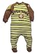 Aviation Striped Footie by Baby's Own