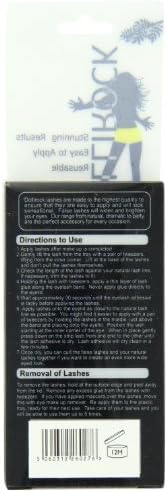 Dollirock Eyelashes, Burlesque Blue Diamonte 510