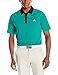 adidas Golf Men's Climachill 3-Stripes Polo Shirt, EQT Green/Black, Small