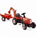 Smoby
Ride
On
Tractor
Trailer
&
Backhoe