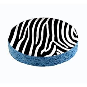  Zebra Print Unique Kitchen Sponge