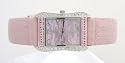OSKAR EMIL ROCHELLE PINK SWAROVSKI SET MOTHER OF PEARL LADIES WATCH