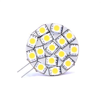 Set A Shopping Price Drop Alert For Disc Type G4 Base Side Pin 15 SMD LED, 10 Watt Holagen 197 Lumen Bulb Replacemnt For RV Camper Trailer Boat Marine Warm White, 1114WW