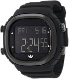 Adidas Originals Unisex Watch ADH2045 Seoul with LCD Dial and Black PU Strap