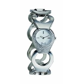 D&G DW0384 'Flathead' Ladies Stainless Steel Bracelet Watch