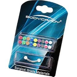 16 Gauge Multi 10 Pair Interchangeable Eyebrow Pack