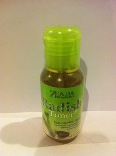3 Pack Zeada radish toner 60 ml for clear skin remove impurites & bacteria