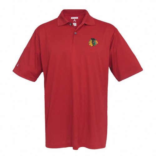 Chicago Blackhawks Red Desert Dry Control Polo Shirt