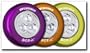 Sylvania Dot-It Self-Adhesive Bright White LED Light, 3-PACK Assortment (Purple, Orange, Lime) (ASST-POL)