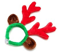Christmas Reindeer Antlers with Ears for Large Dogs by Midlee
