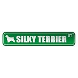  SILKY TERRIER ST  STREET SIGN DOG