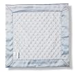SwaddleDesigns Baby Lovie - Plush Dots with Pastel Blue Satin