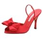 Charles David Women's Baci,Red Satin,6.5 M