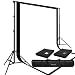 Two Prism 10x20' 100% Cotton Muslin Backdrops and The Ravelli Full Size 10x12' Background Stand Set