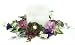 Melrose Wild Flower Candle Ring with Bird Nest's and Eggs, Fits 3-Inch Candle, 9-Inch Diameter