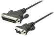 Belkin F2L088-10 IBM AT/Modem DB9F/DB25M Cable (10-Feet)