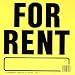 Plastic Sign - "For Rent"