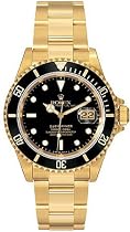 Rolex Oyster Perpetual Submariner Date 18kt Gold Mens Watch 16618B
